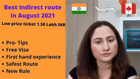 India To Canada Indirect Route India To Canada Via Mexico August