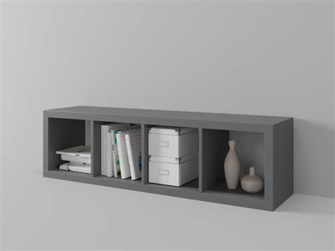 Стеллаж PIANO 4х1, 144.4х28х40.6 см, RIDDLE - купить по выгодной цене в ...