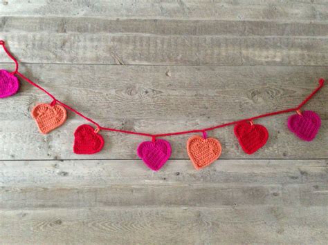 Heart Garland Free Crochet Pattern By Annoocrochet Desingn Crochet