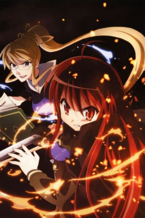 Shakugan No Shana Flame Haired Blazing Eyed Hunter Shana And Chanter