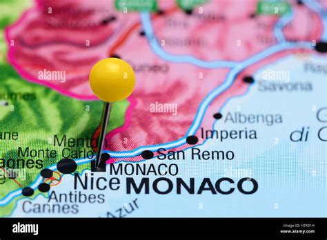 Monaco Europe Political Map