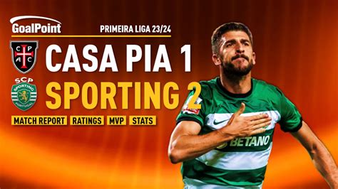 Casa Pia Sporting Paulinho Volta A Mostrar Os Dentes Goalpoint