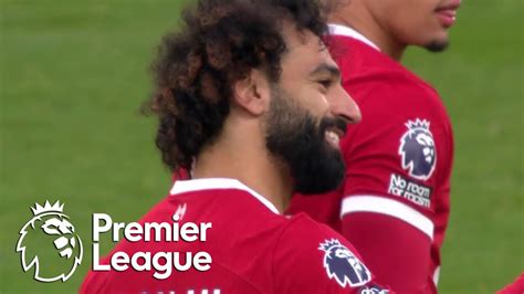 Mohamed Salah Heads Liverpool 2 0 In Front Of Brentford Premier