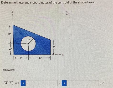 Solved Determine The X And Y Coordinates Of