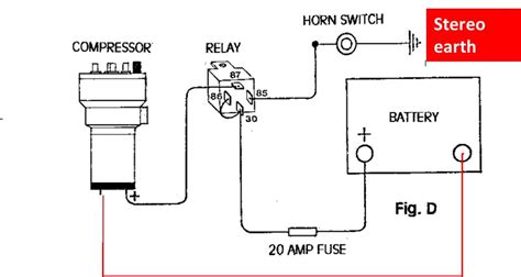 Horn Wire Diagram