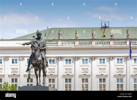 Equestrian Statue Of Prince Jozef Poniatowski Hi Res Stock Photography