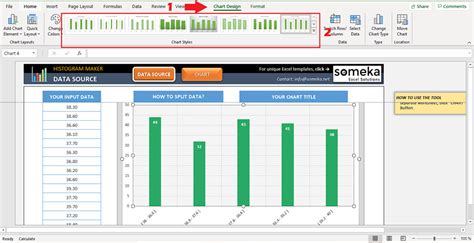 Histogram Maker Excel Template | Easy Histogram Chart Maker