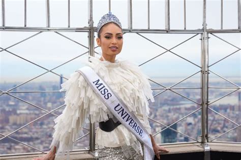 Rbonney Gabriel Newly Crowned Miss Universe Editorial Stock Photo