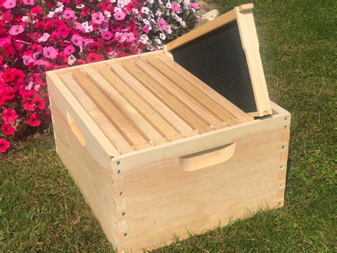 Deep Medium Complete Bee Hive W Frames And Foundations Un