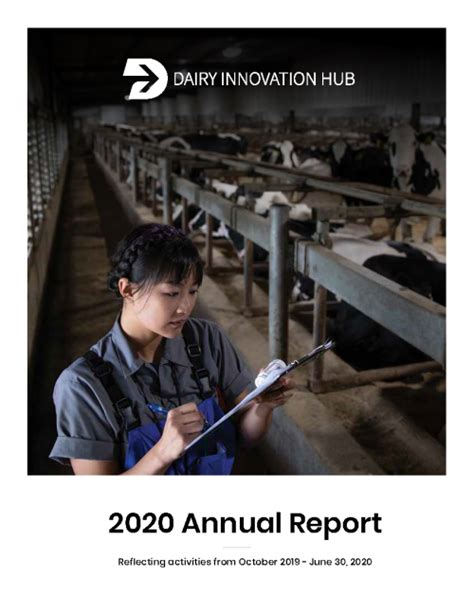 Dairy Innovation Hub Releases First Annual Report Dairy Innovation Hub