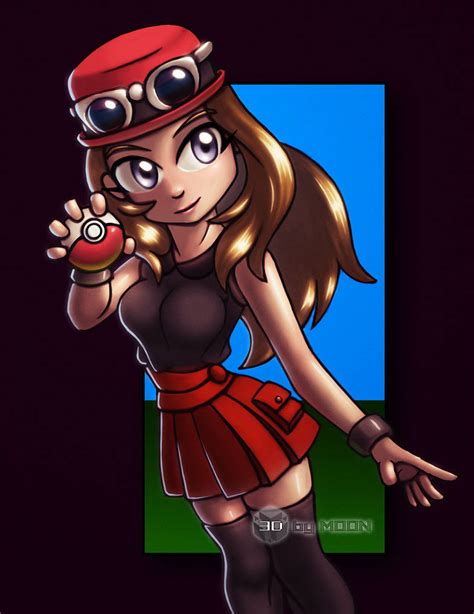 Pokemon - Serena fanart by 3DbyMoon on DeviantArt