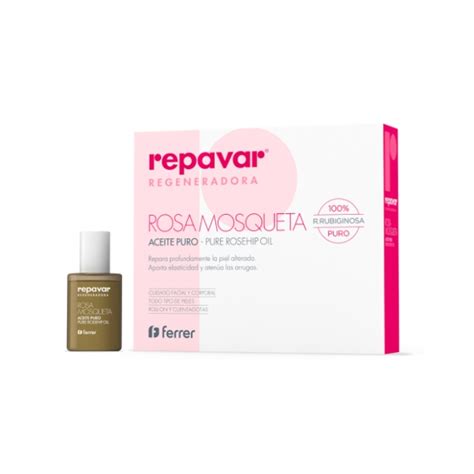 Repavar Regeneradora Aceite Puro Rosa Mosqueta 15ml ParaFarma