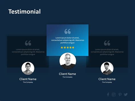 Customer Testimonials Layout