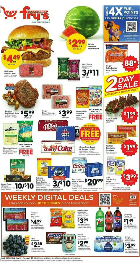 fry's food weekly ad