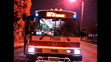 Ttc 1998 Nova Bus Rts Lift 7208 Sound Youtube