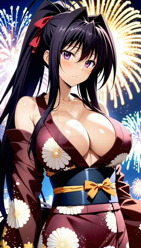 Akeno Himejima 21 (Kimono) by Simpiiiii on DeviantArt