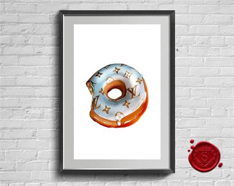 Lv Donut Print Sweet House Studios Gold Coast