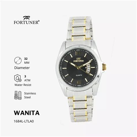 Jual Fortuner Watch Fortuner Jam Tangan Analog Wanita Water Resistant