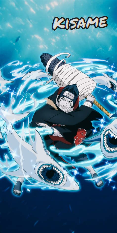 Kisame Naruto Aqua Electric Blue Akatsuki Water Samehada Hd