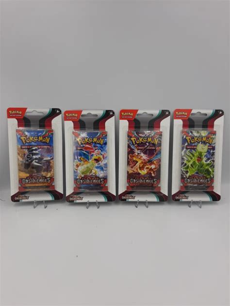 Art Set Booster Scellé Sous Blister De 10 Cartes Pokémon Flammes