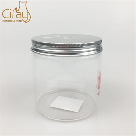 Ml High Borosilicate Glass Jar High Borosilicate With Screw Aluminum