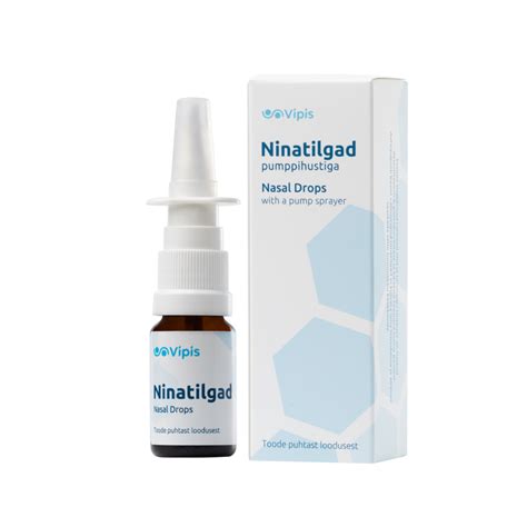 Nasal Drops Pure And Natural Products And Medicines