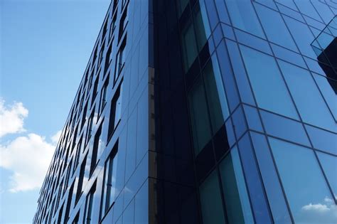 Premium Photo Modern Office Building With Glass Facade