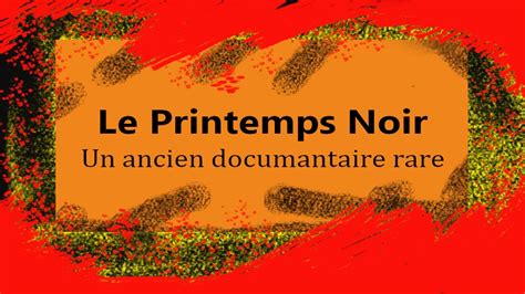 Le Printemps Noir 2001 En Kabylie YouTube