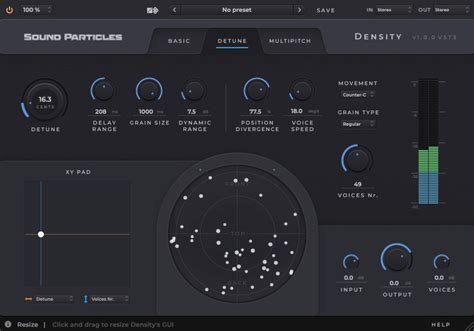 Sound Particles Density