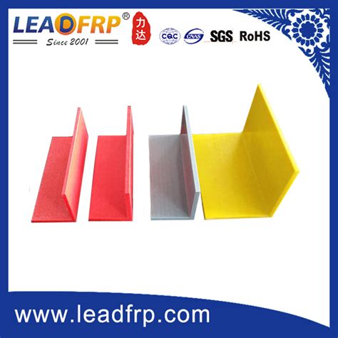 FRP Pultrusion L Shape Angle Bar Fiberglass Pultruded Profiles Angle