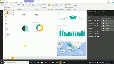 Connecting Power Bi With Google Analytics Power Bi Dashboard Learn