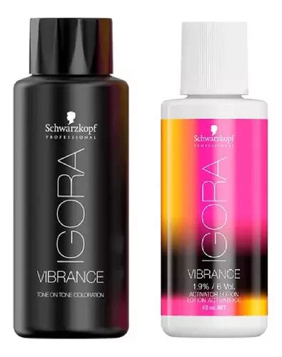 Kit X1 Tintura Igora Vibrance 1 Revelador Schwarzkopf