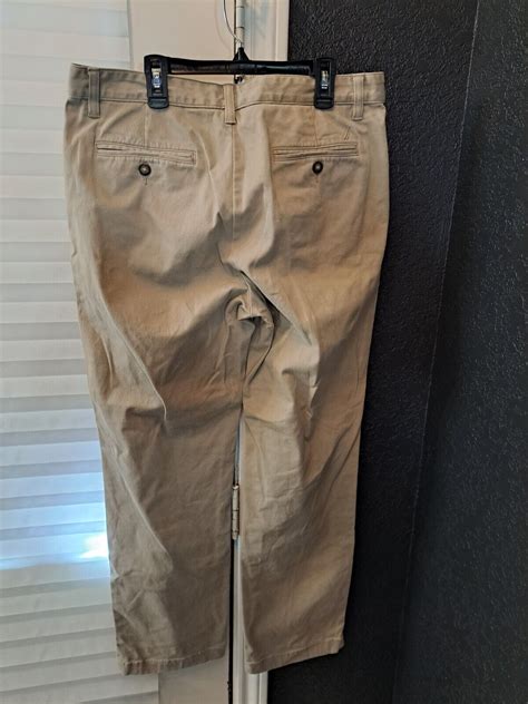 Nautica Dress Pants Men S 32x30 Khaki Stretch Classic Gem