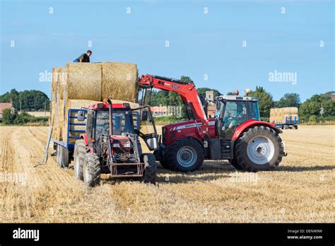 Bales Harvest Straw Transporting Hi Res Stock Photography And Images