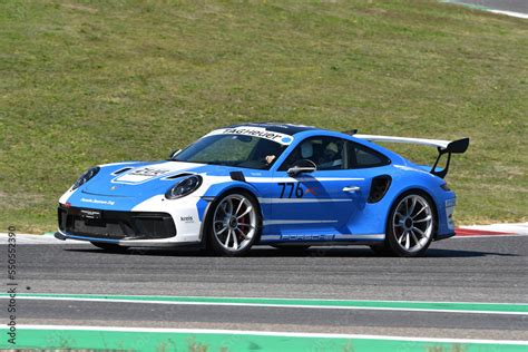 Mugello Circuit Italy September Porsche Gt In Action