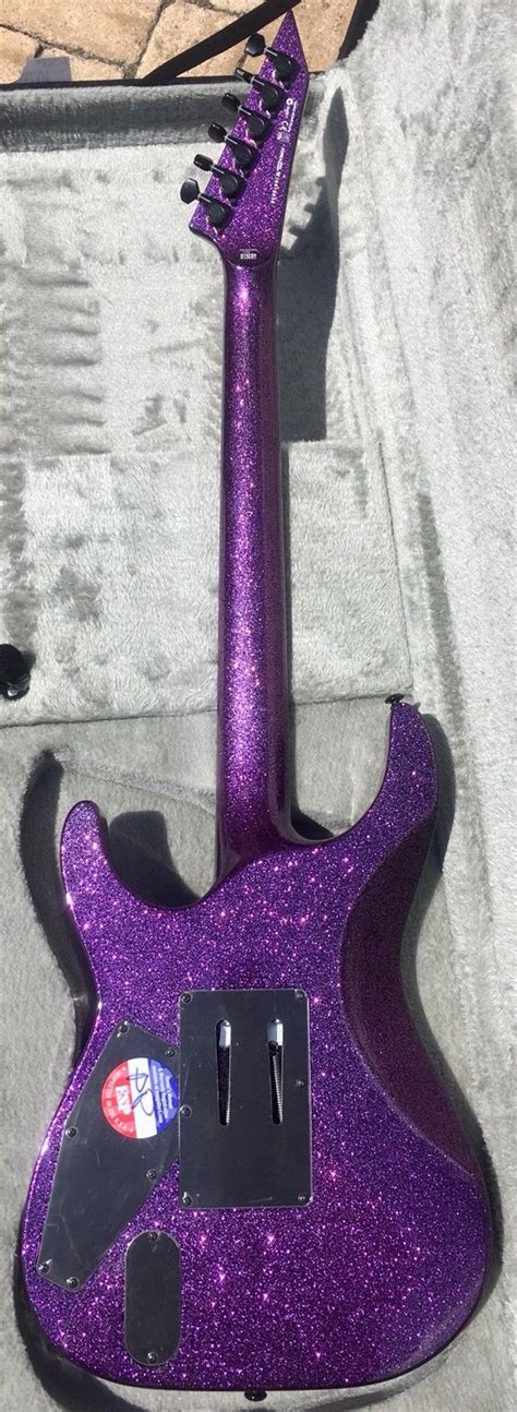 2018 ESP LTD KH-602 Kirk Hammett Signature Purple Sparkle Guitar & Case