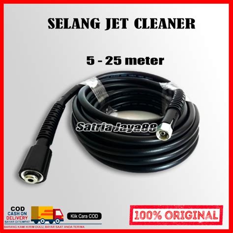 Jual SELANG JET CLEANER 25 METER HIGH PRESSURE CLEANER HOSE 5 METER