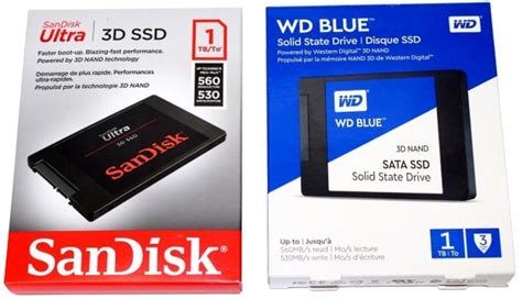 Wd Blue 3d And Sandisk Ultra 3d 1tb Sata Iii Ssds Review