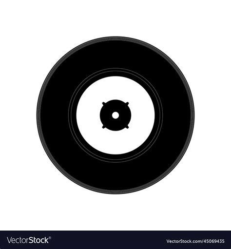 Vinyl silhouette black and white icon design Vector Image