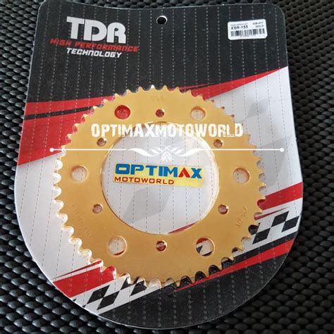 Jual Gear Belakang Yamaha Xsr Ukuran T Gold Original Tdr