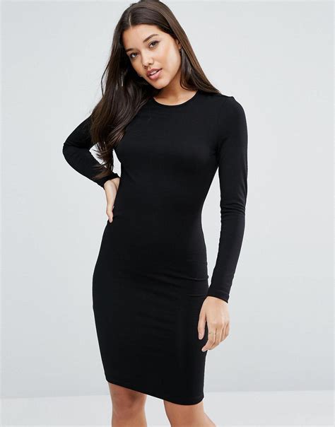 Bodycon Dress Midi Length With Sleeves Midi Evening Dresses Mid