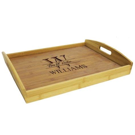 Personalized Wood Serving Tray Serving Tray With Handles - Etsy ...