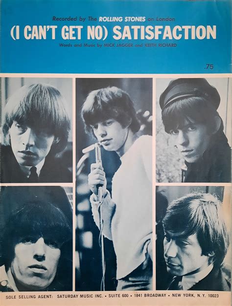 The Rolling Stones I Can T Get No Satisfaction Etsy Uk