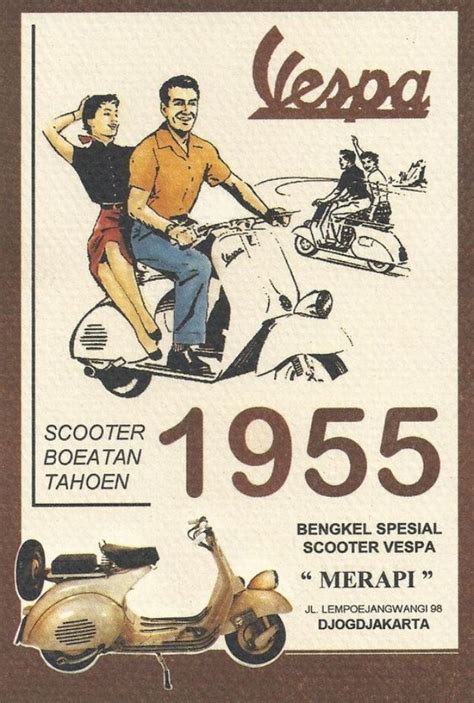 Interesting Vintage Vespa Ads Around The World From Between The