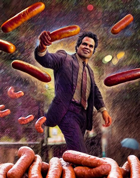 Ai Generated Mark Ruffalo Sausage Art Rordinarysausage