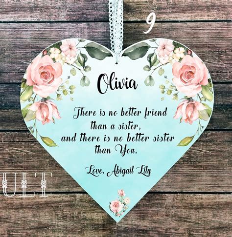 Sister CHRISTMAS gift for Sister gift Personalized Sister | Etsy