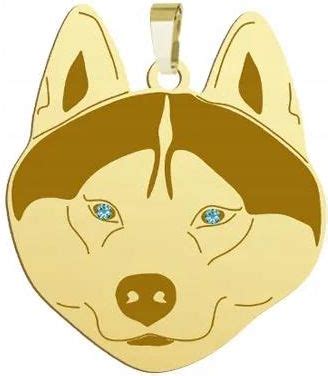 Mejk Jewellery Zawieszka Złota Z Psem Rasy Siberian Husky 925 Ceny i