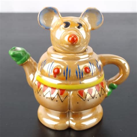 Antique Mickey Mouse Teapot By Walt Disney