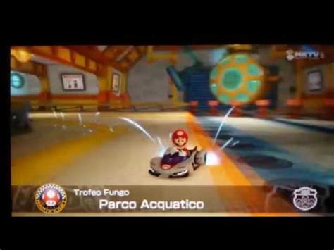 Mario Kart 8 Gran Premio 200 Cc Trofeo Fungo Parco Acquatico YouTube