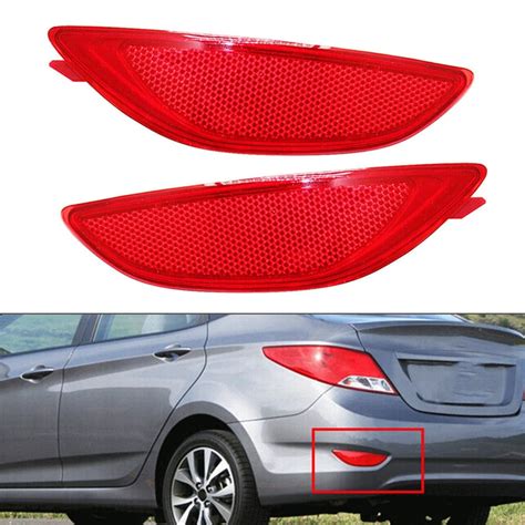 R R Left Right Rear Side Bumper Light Lamp